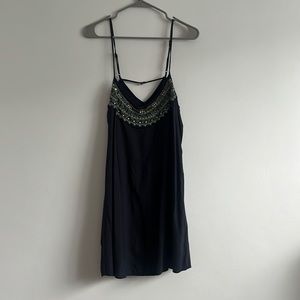 American eagle navy blue flowy dress